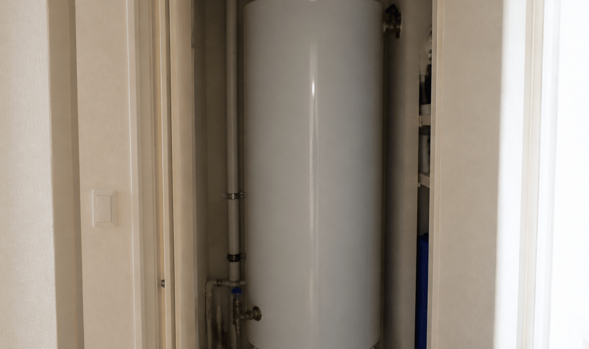 Reservoir thermodynamique vertical blanc atlantic deux cents litres